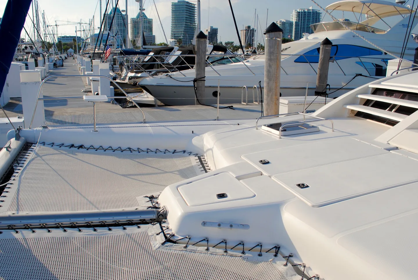 Dinner Key Marina docks in Coconut Grove